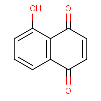 481-39-0 5-Hydroxy-1,4-naphthalenedione chemical structure