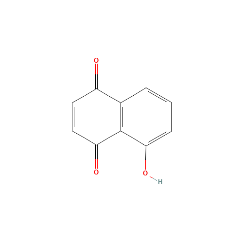 481-39-0 5-Hydroxy-1,4-naphthalenedione chemical structure