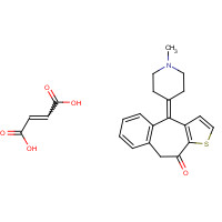 34580-14-8 Ketotifen fumarate chemical structure