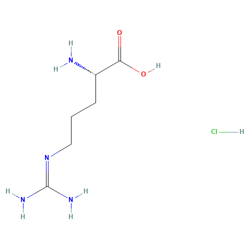 1119-34-2 2-Amino-5-guanidinovaleric acid monohydrochloride chemical structure