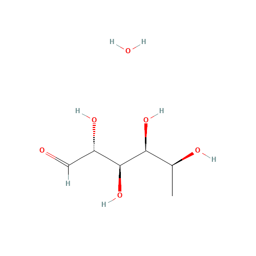 10030-85-0 L(+)-Rhamnose monohydrate chemical structure