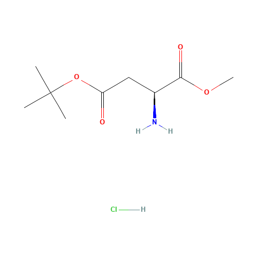 2673-19-0 H-ASP(OTBU)-OME HCL chemical structure