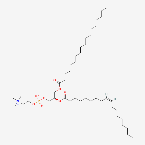 56421-10-4 1-OCTADECANOYL-2-[CIS-9-OCTADECENOYL]-SN-GLYCERO-3-PHOSPHOCHOLINE chemical structure