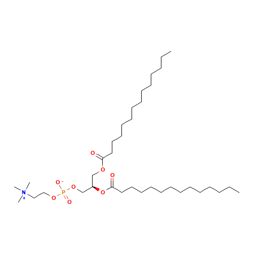 18194-24-6 1,2-DIMYRISTOYL-SN-GLYCERO-3-PHOSPHOCHOLINE chemical structure