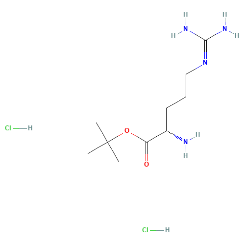 87459-72-1 L-ARGININE T-BUTYL ESTER DIHYDROCHLORIDE chemical structure