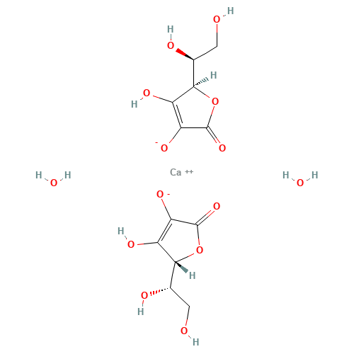 5743-28-2 Calcium ascorbate dihydrate chemical structure