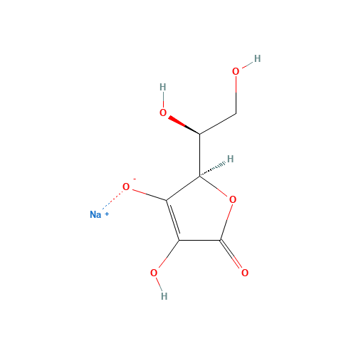 134-03-2 Sodium ascorbate chemical structure