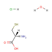 7048-04-6 L-Cysteine hydrochloride monohydrate chemical structure