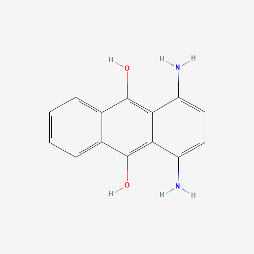 5327-72-0 1,4-diaminoanthracene-9,10-diol chemical structure