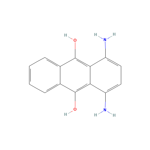 5327-72-0 1,4-diaminoanthracene-9,10-diol chemical structure