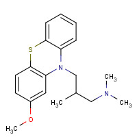 60-99-1 (-)-10-(3-[DIMETHYLAMINO]-2-METHYLPROPYL)-2-METHOXY-PHENOTHIAZINE MALEATE SALT chemical structure