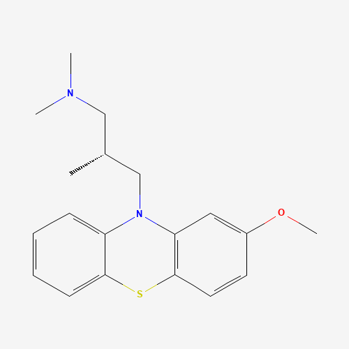 60-99-1 (-)-10-(3-[DIMETHYLAMINO]-2-METHYLPROPYL)-2-METHOXY-PHENOTHIAZINE MALEATE SALT chemical structure