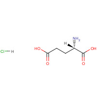 138-15-8 L-(+)-Glutamic acid hydrochloride chemical structure