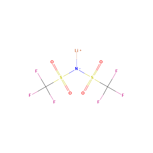 90076-65-6 Lithium bis(trifluoromethanesulphonyl)imide chemical structure