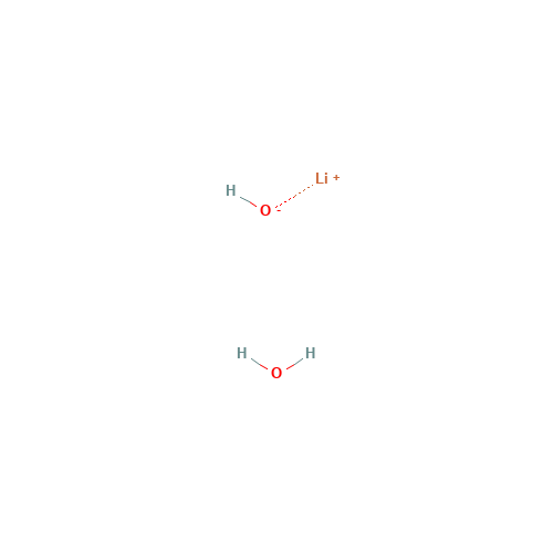 1310-66-3 Lithium hydroxide chemical structure