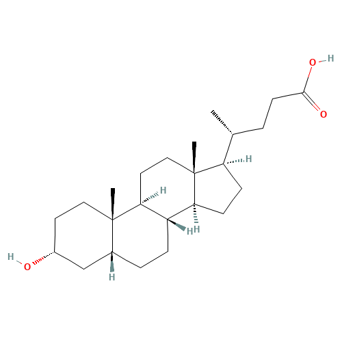 434-13-9 LITHOCHOLIC ACID chemical structure