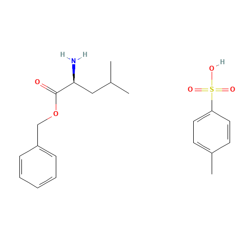 1738-77-8 L-Leucine benzyl ester p-toluenesulfonate salt chemical structure