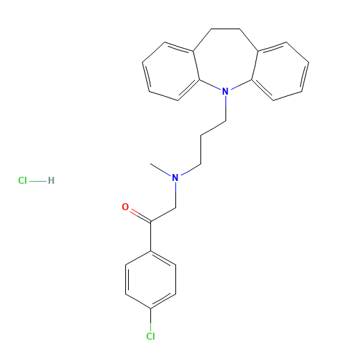 26786-32-3 LOFEPRAMINE HYDROCHLORIDE chemical structure
