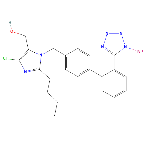124750-99-8 Losartan potassium chemical structure