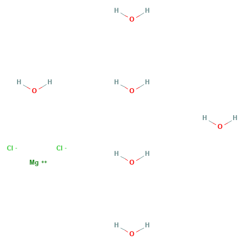 7791-18-6 Magnesium chloride hexahydrate chemical structure