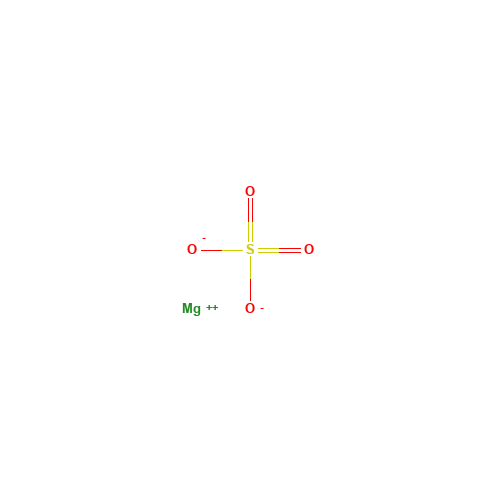 7487-88-9 Magnesium sulfate chemical structure