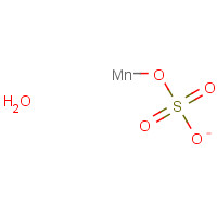 10034-96-5 Manganese(II) sulfate hydrate chemical structure