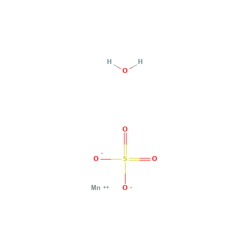 10034-96-5 Manganese(II) sulfate hydrate chemical structure