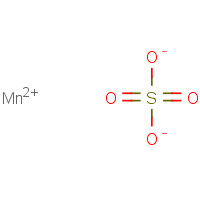 7785-87-7 Manganese sulphate chemical structure