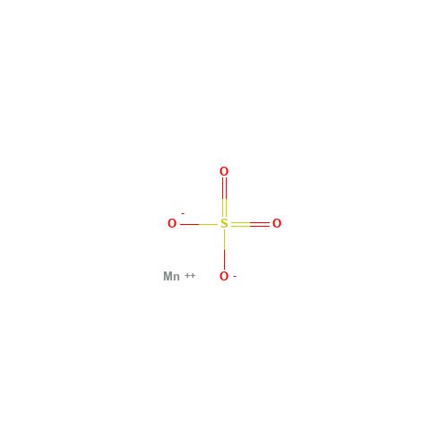 7785-87-7 Manganese sulphate chemical structure