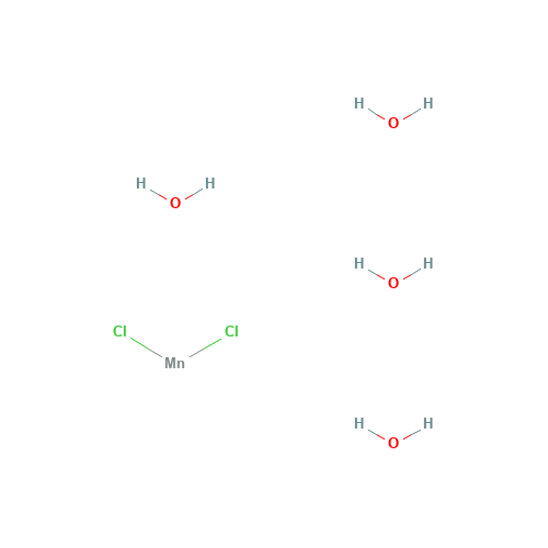 13446-34-9 Manganese chloride tetrahydrate chemical structure