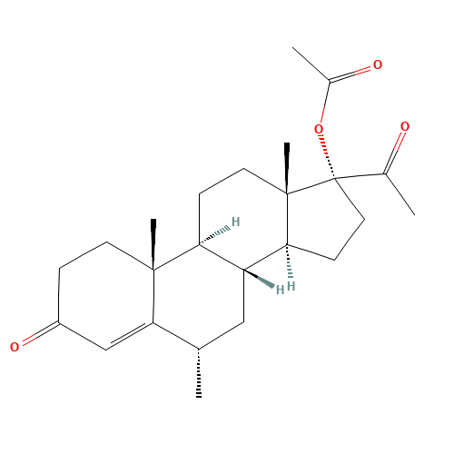 71-58-9 Medroxyprogesterone 17-acetate chemical structure
