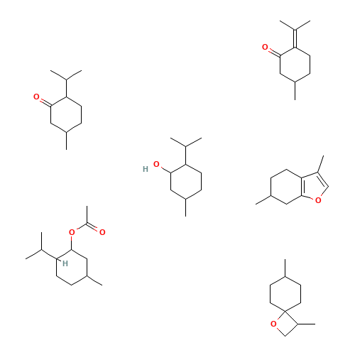 8006-90-4 Peppermint oil chemical structure
