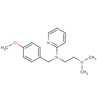 91-84-9 PYRILAMINE chemical structure