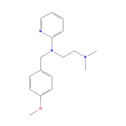 91-84-9 PYRILAMINE chemical structure