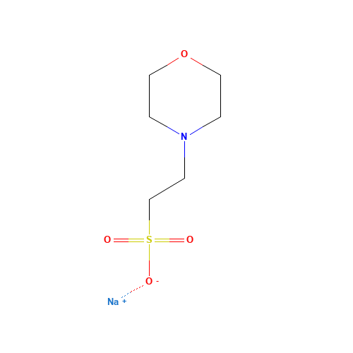 71119-23-8 MES sodium salt chemical structure