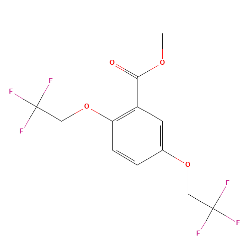 35480-31-0 METHYL 2,5-BIS(2,2,2-TRIFLUOROETHOXY)BENZOATE chemical structure