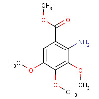 5035-82-5 Methyl 2-amino-3,4,5-trimethoxybenzoate chemical structure