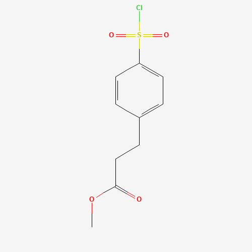 374537-95-8 METHYL 3-(4-CHLOROSULFONYL)PHENYLPROPIONATE chemical structure