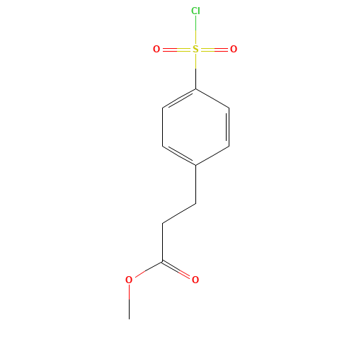 374537-95-8 METHYL 3-(4-CHLOROSULFONYL)PHENYLPROPIONATE chemical structure