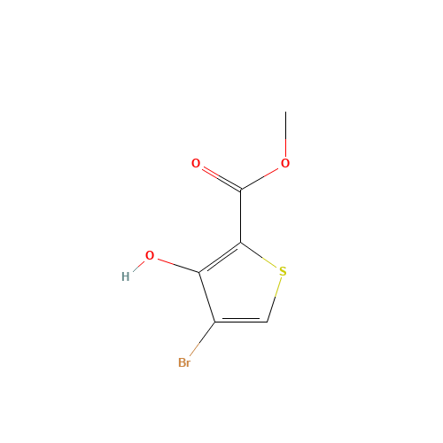 95201-93-7 METHYL 4-BROMO-3-HYDROXYTHIOPHENE-2-CARBOXYLATE chemical structure