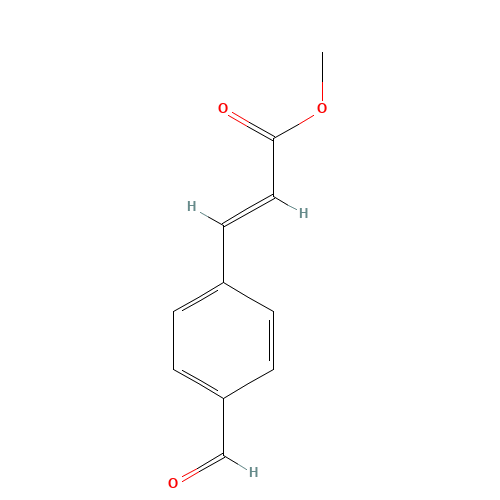 7560-50-1 4-FORMYLCINNAMIC ACID METHYL ESTER chemical structure