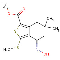 175202-59-2 METHYL 4-HYDROXYIMINO-6,6-DIMETHYL-3-(METHYLTHIO)-4,5,6,7-TETRAHYDROBENZO[C]THIOPHENE-1-CARBOXYLATE chemical structure