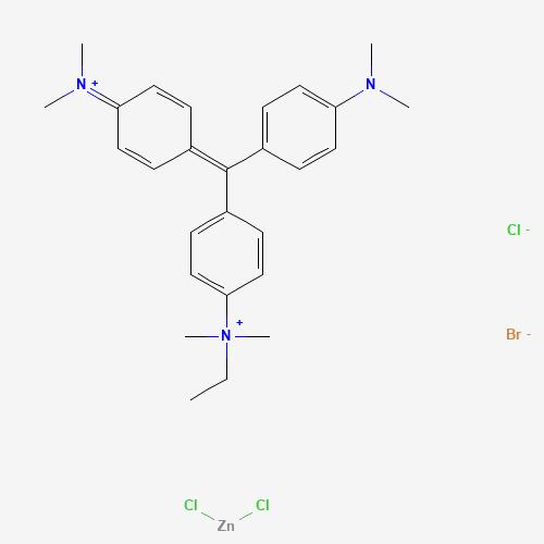 7114-03-6 Methyl Green zinc chloride salt chemical structure