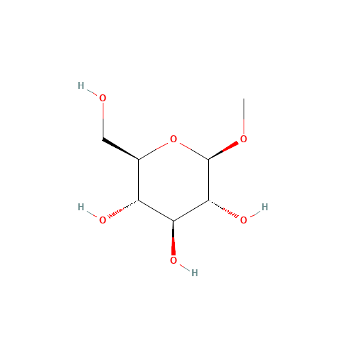 709-50-2 METHYL BETA-D-GLUCOPYRANOSIDE chemical structure