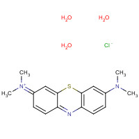 7220-79-3 Methylene Blue trihydrate chemical structure