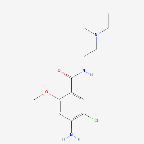 364-62-5 4-Amino-5-chloro-N-(2-(diethylamino)ethyl)-2-methoxybenzamide chemical structure