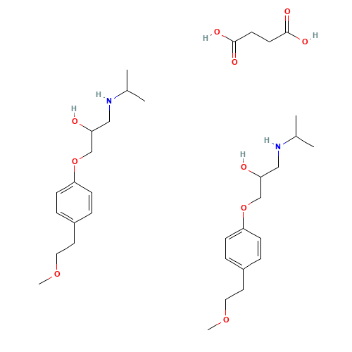 98418-47-4 Metroprolol succinate chemical structure