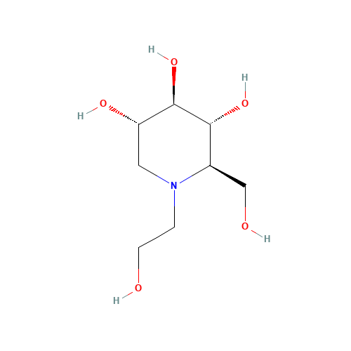 72432-03-2 Miglitol chemical structure