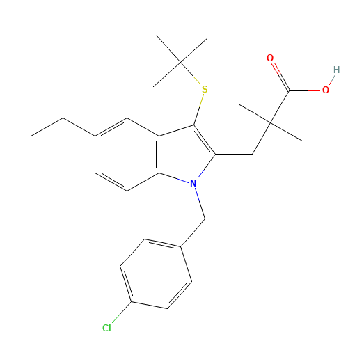 118414-82-7 MK-886 chemical structure