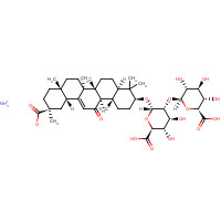 53956-04-0 Glycyrrhizic acid ammonium salt chemical structure